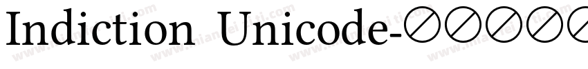 Indiction Unicode字体转换